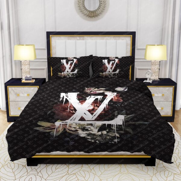Lily Peony Louis Vuitton Bedding Sets