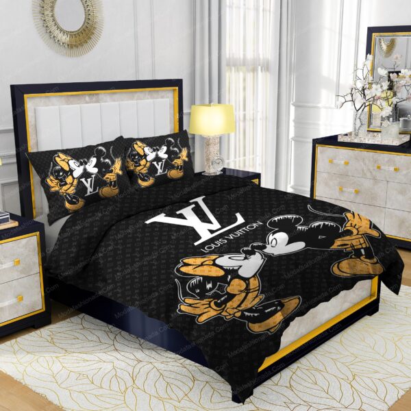 Louis Vuitton And Mickey Mouses Bedding Sets - Image 2