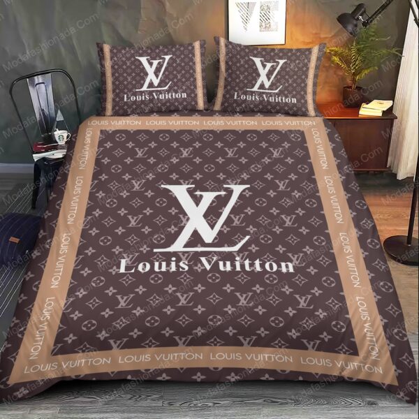 Louis Vuitton Luxury Brands 25 Bedding Set - Image 3
