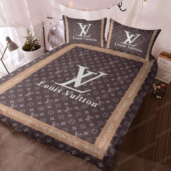 Louis Vuitton Luxury Brands 25 Bedding Set - Image 4