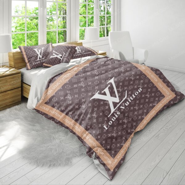 Louis Vuitton Luxury Brands 25 Bedding Set - Image 5
