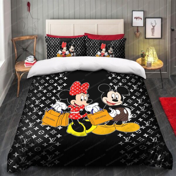 Louis Vuitton Mickey Mouse Bedding Sets - Image 2