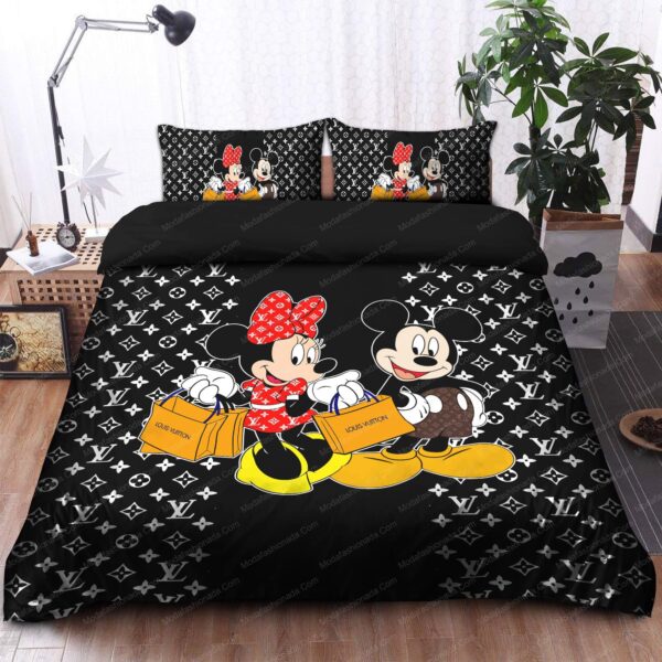 Louis Vuitton Mickey Mouse Bedding Sets - Image 3