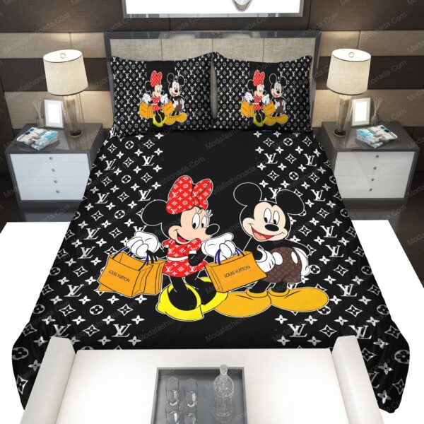 Louis Vuitton Mickey Mouse Bedding Sets - Image 4
