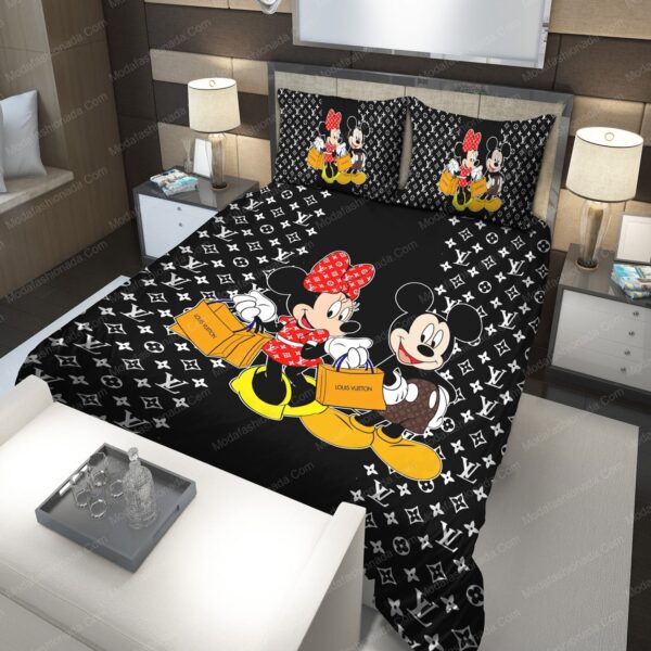 Louis Vuitton Mickey Mouse Bedding Sets - Image 5