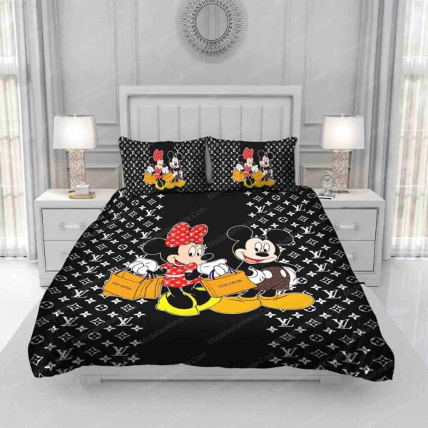 Louis Vuitton Mickey Mouse Bedding Sets - Image 6