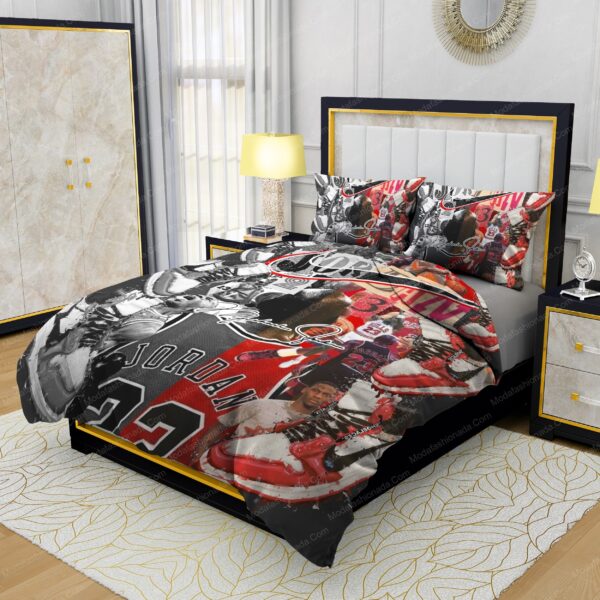 Michael Jordan 23 And Nike Logo Bedding Sets - Image 6