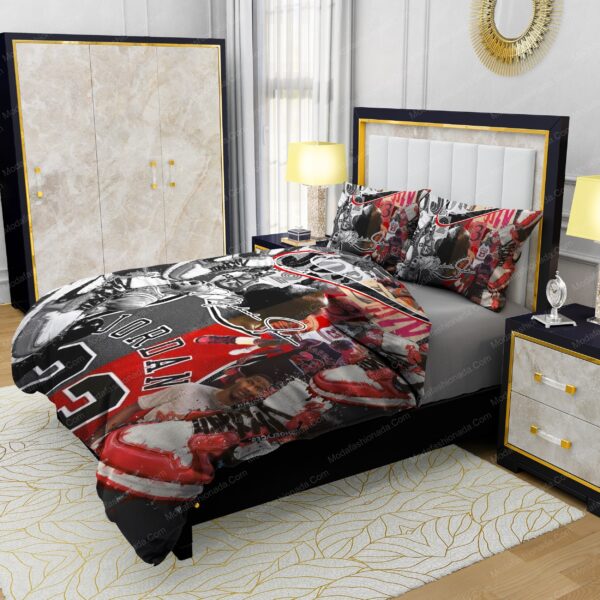Michael Jordan 23 And Nike Logo Bedding Sets - Image 5