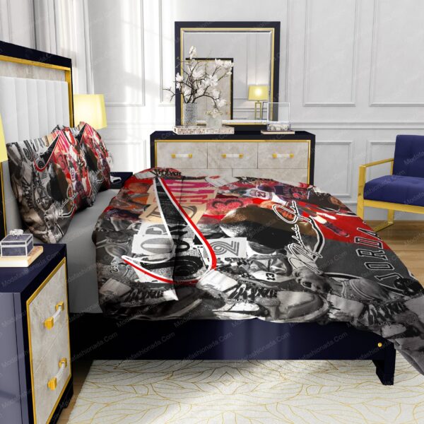 Michael Jordan 23 And Nike Logo Bedding Sets - Image 2