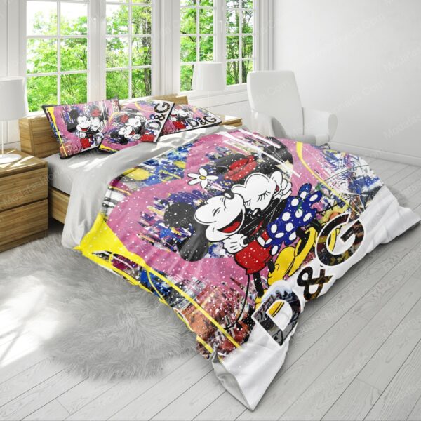Mickey Minne Street Style Dolce & Gabbana Christmas Bedding Sets - Image 4