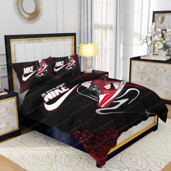 Nike Air Jordan Design & Quality Comfortable 4 Pieces Bedding Sets - Image 2