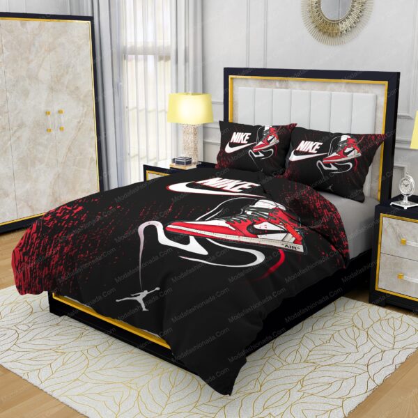 Nike Air Jordan Design & Quality Comfortable 4 Pieces Bedding Sets - Image 3
