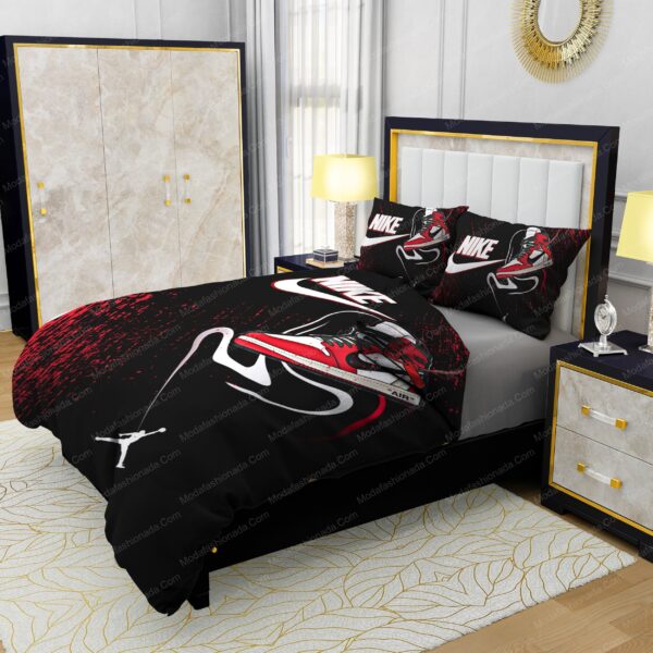 Nike Air Jordan Design & Quality Comfortable 4 Pieces Bedding Sets - Image 4