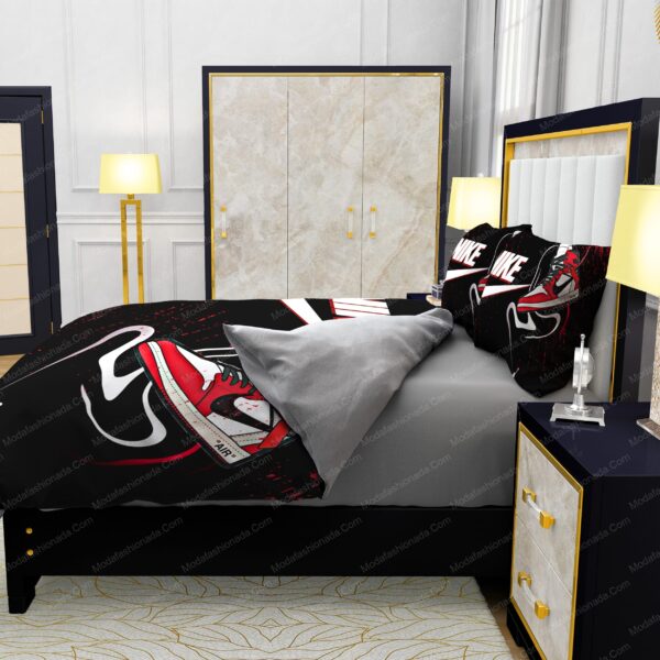 Nike Air Jordan Design & Quality Comfortable 4 Pieces Bedding Sets - Image 6