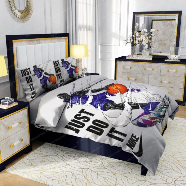 Nike Air Jordan JUST DO IT Design & Quality Comfortable 4 Pieces Bedding Sets - Image 5