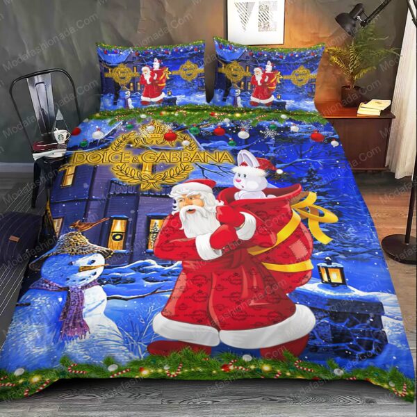 Santa Claus Dolce & Gabbana Merry Christmas Bedding Sets - Image 2