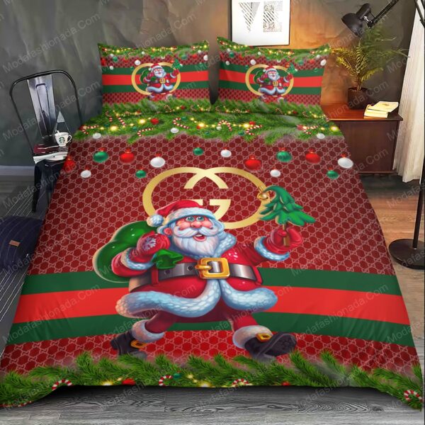 Santa Claus Gucci Bedding Sets - Image 2
