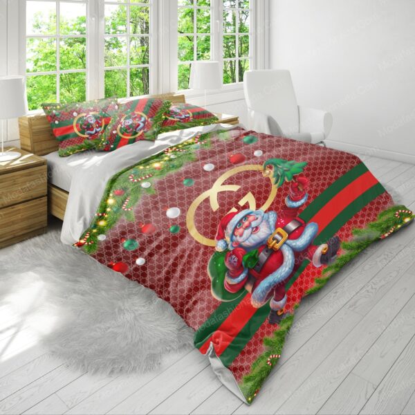 Santa Claus Gucci Bedding Sets - Image 4