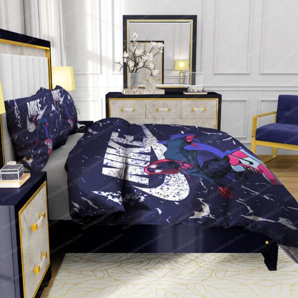 Spider Man And Famous Nike Air Jordan Design & Quality Comfortable 4 Pieces Bedding Sets - Image 7