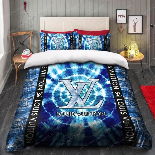 Tie Dye Louis Vuitton Bedding Sets - Image 2