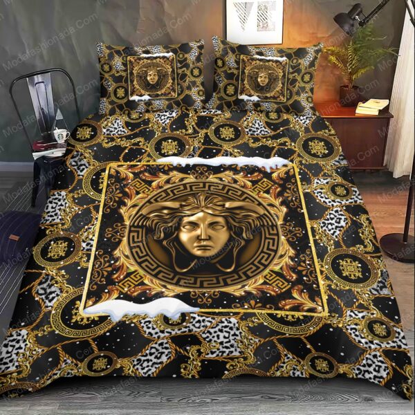 Versace Logo Christmas Bedding Sets - Image 2
