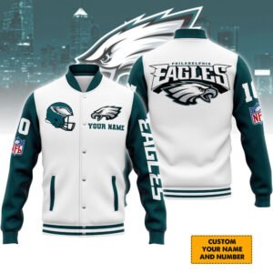 Philadelphia Eagles Baseball Jacket - bazzada Store