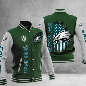 Philadelphia Eagles Baseball Jacket Gift For Fan 0127 - bazzada Store