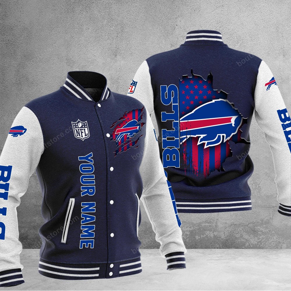 Buffalo Bills Baseball Jacket Gift For Fan 0105 - bazzada Store