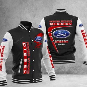 Ford Power Stroke Diesel Baseball Jacket Gift For Fan 0422 - bazzada Store