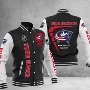 Columbus Blue Jackets Baseball Jacket Gift For Fan 0527 - bazzada Store