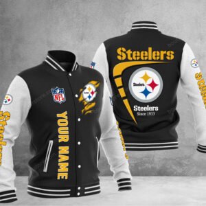 Pittsburgh Steelers Baseball Jacket Gift For Fan 0454 - bazzada Store