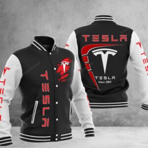 Tesla Baseball Jacket Gift For Fan 0606 - bazzada Store