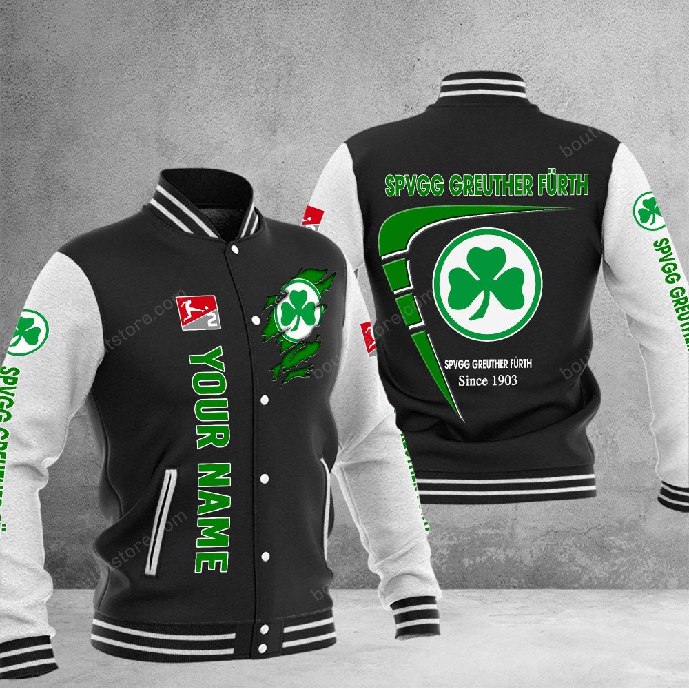 SpVgg Greuther Furth Baseball Jacket Gift For Fan 0358 - bazzada Store