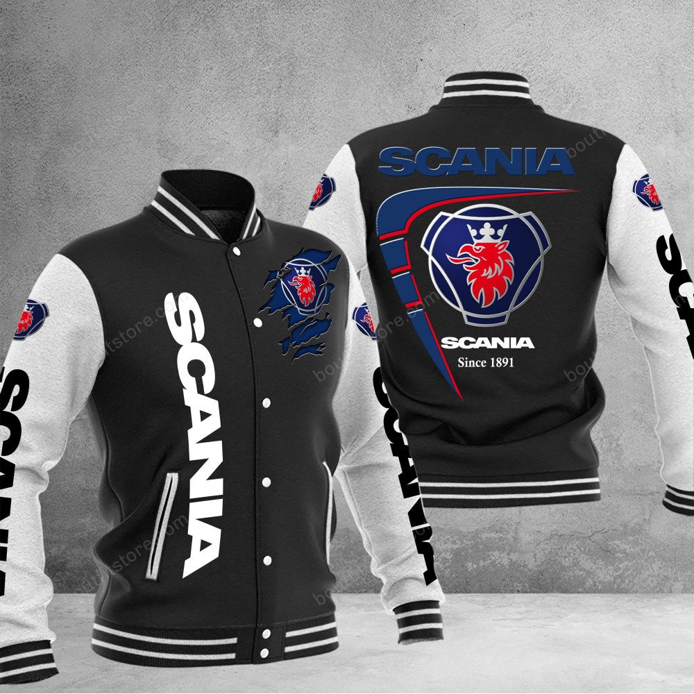 Scania Baseball Jacket Gift For Fan 0056 - bazzada Store