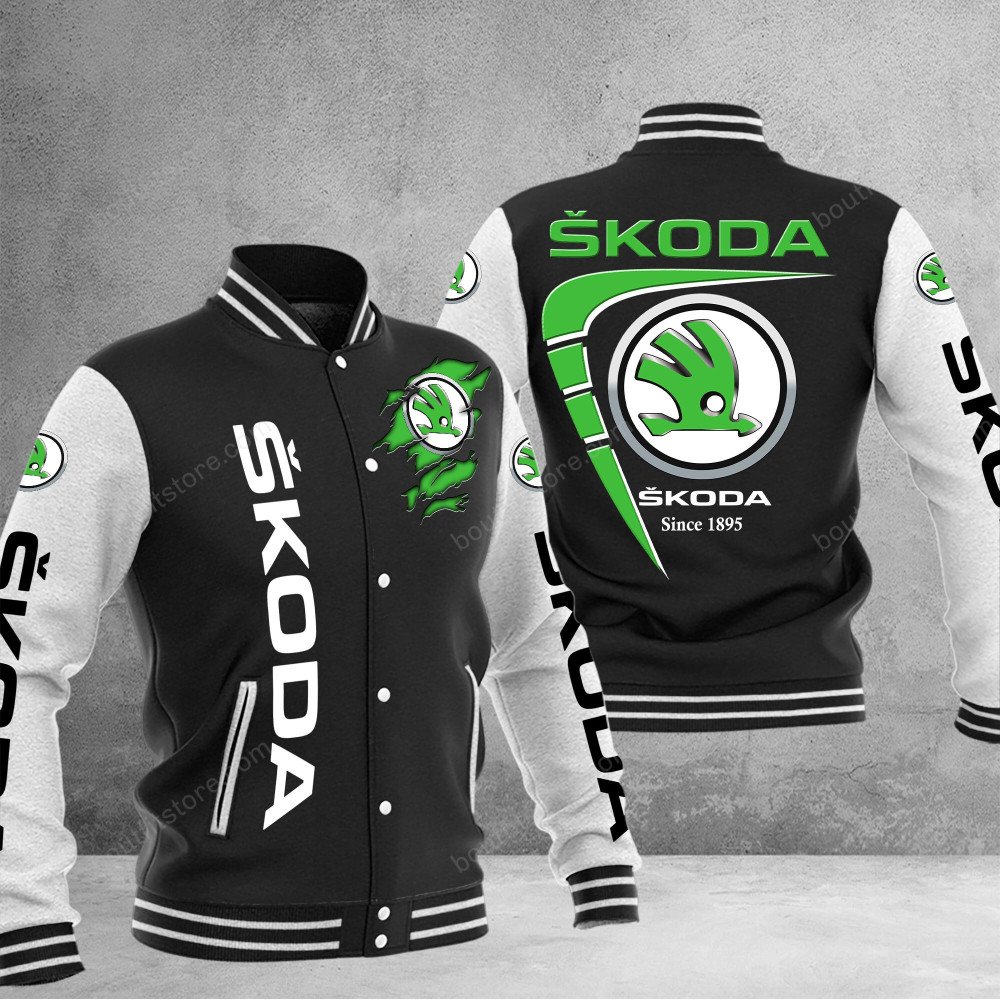 Skoda Baseball Jacket Gift For Fan 0059 - bazzada Store