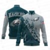 Philadelphia Eagles National Football League Print Baseball Jacket, Varsity Jacket SHDL - bazzada Store