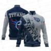 Tenessee Titans National Football League Print Baseball Jacket, Varsity Jacket SHDL - bazzada Store