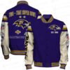 Baltimore Ravens National Football League Champions Print Baseball Jacket, Varsity Jacket SFAT V2 - bazzada Store