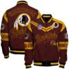 Washington Redskins American Football League Pattern Baseball Jacket, Varsity Jacket SH1 V2 - bazzada Store
