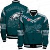 Philadelphia Eagles American Football League Pattern Baseball Jacket, Varsity Jacket SH1 V2 - bazzada Store