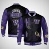 Washington Huskies | NCAA Pattern Baseball Jacket, Varsity Jacket V12 - bazzada Store