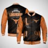 Texas Longhorns | NCAA Pattern Baseball Jacket, Varsity Jacket V12 - bazzada Store
