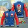 Super Mario Custom Name Baseball Jacket-HD746 - bazzada Store