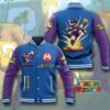 Super Mario Custom Name Baseball Jacket-HD256 - bazzada Store