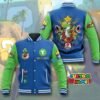 Super Mario Custom Name Baseball Jacket-HD369 - bazzada Store