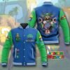 Super Mario Custom Name Baseball Jacket-HD516 - bazzada Store