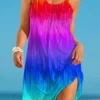 Tie-Dye Summer Beach Dress - bazzada Store