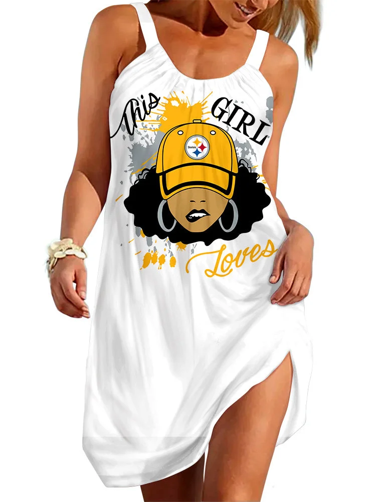Pittsburgh Steelers
Limited Edition Summer Beach Dress - bazzada Store