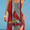 St. Louis Cardinals Limited Edition Summer Beach Dress - bazzada Store