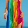 Tie-Dye Summer Beach Dress - bazzada Store